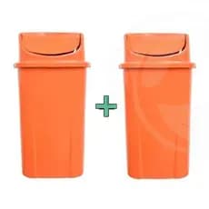 Lixeira Lixo Grande Coleta Seletiva 50l Tampa Vai E Vem