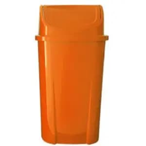 Lixeira 60L Basculante 60 Litros - Laranja