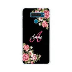 Capinha Compatível Lg K12 Prime Floral 2 Com Nome