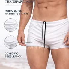 Sunga Boxer Com Proteção UV+50
