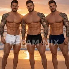 Sunga Boxer Masculina Lycra Premium com Proteção UV Forrada e com Cordão