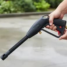 Kit Gatilho Pistola Com Lança e tubeira Para Lavadoras de Alta Pressão Leque Regulável Lavor Wap