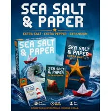 Jogo Sea Salt & Paper e Expansões (Extra Salt & Extra Pepper)  | Jogo de Cartas | Em Inglês