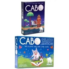 Jogo de Cartas Cabo | Rápido 20min e Fácil | 2 a 4 Jogadores | Portátil e Divertido | Jogo em Inglês
