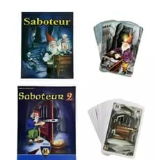 Jogo de Cartas Saboteur | Blefe e Traição | 3-10 Jogadores | Party Game | Jogo em Inglês