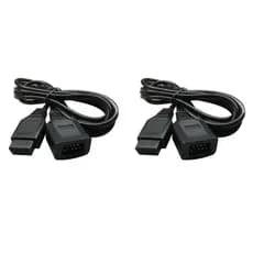 2 Cabos Extensor Para Controle De Mega Drive - Cabo 1.80