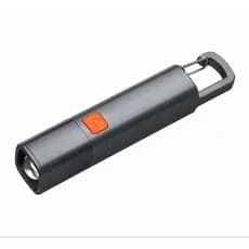 Lanterna Portátil Canhão Laser Recarregável Com Zoom Telescópico À Prova D"água e Suporte de Abajur