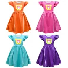 Moda Filme Gato cosplay Roupas Meninas Crianças Canto Cor
