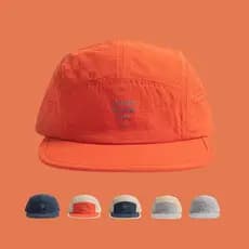 Boné Five Panel Aba Curta Malha Bordado Nylon Ciclismo Bicicleta Viagem Verão Chapéu