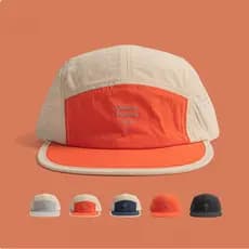 Boné Masculino Five Panel Bordado Malha Moda Diário Praia Vintage Corrida Bicicleta Viagem Feminino Chapéu