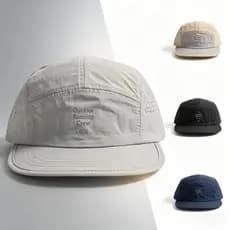 Boné Aba Curta Malha Bordado Nylon Moda Praia Diário Streetwear Verão Chapéu