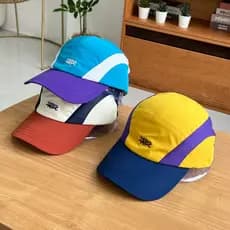 Boné Five Panel Malha Bordado Nylon Moda Ciclismo Corrida Praia Verão Masculino Feminino