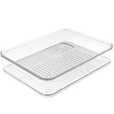 Porta Frios Transparente Organizador De Geladeira Clear Fresh Porta Queijo Presunto OU