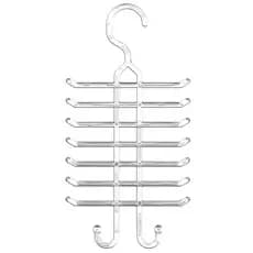 Cabide para Gravatas Cintos Suporte Organizador para Guarda-Roupa Armário Closets Cristal