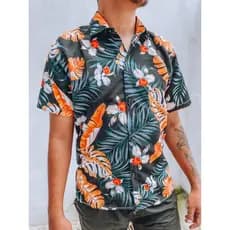 Camisa De Botão Casual Moderno  Camisa Masculina Slim Fit