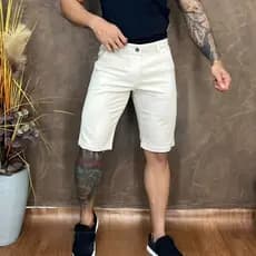 Bermuda Masculina Sarja Short Masculino Premium Esporte Fino