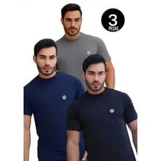 Kit 3 Camisa Térmica Uv50 Proteção Solar Dryfit Manga Curta