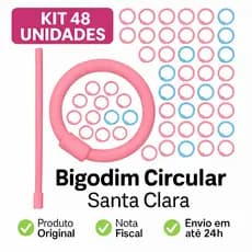 Kit 48 Bigodim Bigodinho Circular Santa Clara Nº1 Nº2 Nº3 – Santa Clara