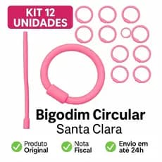 Kit 12 Bigodim Bigodinho Circular Santa Clara Nº1 Nº2 Nº3 – Santa Clara