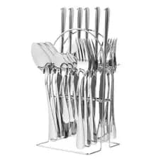 Kit Talheres Inglaterra Silver 25 Peças | Ke Home