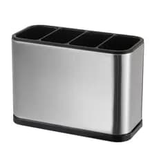 Escorredor Porta Talheres Cinza Cozinha Organizada | Ke Home