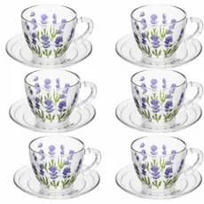 Kit 6 Xícaras Cristal Para Café Da Manhã Sofisticado | Lyor