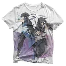 Camisa Sasuke And Itachi - Camisas Naruto Estampa Total