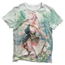 Camisa Kokkoro - Camisas Princess Connect Estampa Total