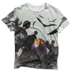 Camisa Haikyuu Time Indo Para a Partida - Camisas Haikyuu Estampa Total