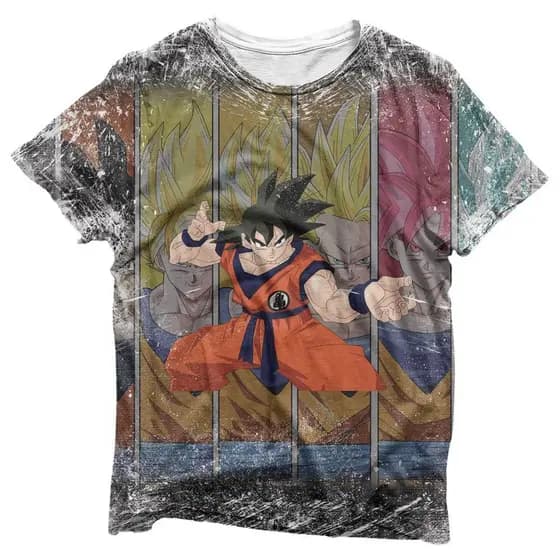 Camisa Goku - Camisas Dragon Ball Z Estampa Total
