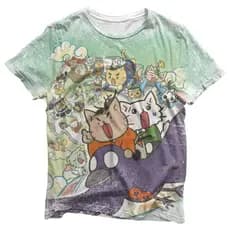 Camisa Neko Neko Ninhonshi Capa do Anime - Camisas Neko Neko Ninhonshi Estampa Total