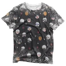 Camisa Head Chibi Obito & Kakashi - Camisas Naruto Estampa Total