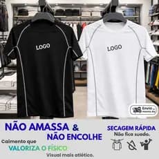 Camisa de compressão Academia Camiseta de Compressão Masculina Blusa de Treino Rash dry fit Termica