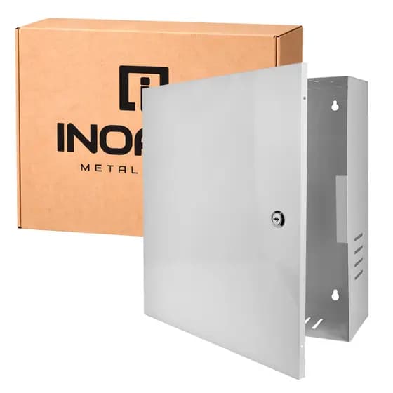 Rack Caixa Metálica Vertical De Parede Para Dvr Cftv