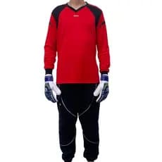 Kit Goleiro 4 Peças Kanxa/Poker: Camisa Manga Longa e Calça Kanxa e Luva Poker e Meião Penalty.