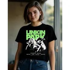 Camiseta Linkin Park Show Brasil Vários Modelos Camisa Feminina Unissex