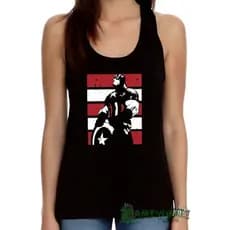 Regata Capitão América Avengers Filme Hq Blusinha Feminina