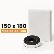 Tela Mosquiteiro 150x180cm 130x150cm Velcro Adesivo Janela Anti Inseto