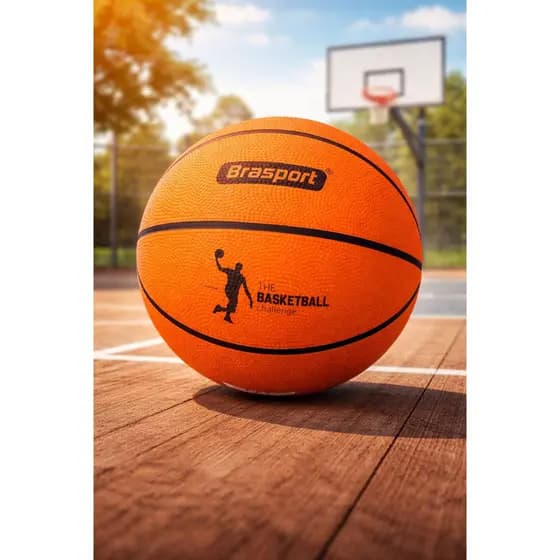 Kit Bola Basquete Tamanho Oficial + Bomba Inflar Bico Ar Para Encher Bola Basketball Quadra,,,