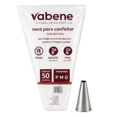 Kit 50/100 Sacos De Confeitar P M ou G Confeitaria Bolo Doce Cupcake, oferece praticidade e higiene