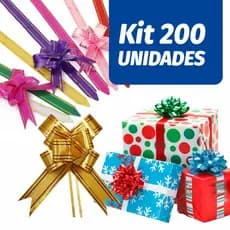 Kit 200 Laços Fácil Pronto 12mm x 20cm Fio Dourado Alta Qualidade Atacado........