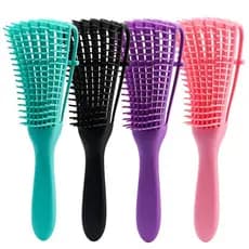 Pente De Cabelo Escova Polvo Massagem