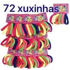 Kit 72 Elásticos Xuxinha Cabelo rabico Pacote PRONTA ENTREGA