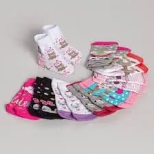 Kit 12 Pares Meias Infantil criança bebe Compre Já