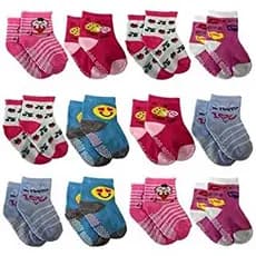 Kit 12 Pares Meias Infantil criança bebe Fantástico
