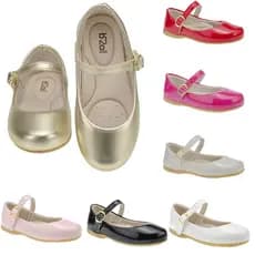 Sapatilha Infantil Menina Verniz Moda Voltas as Aulas Casamento Feminina Batizado 2001 - 20 ao 27