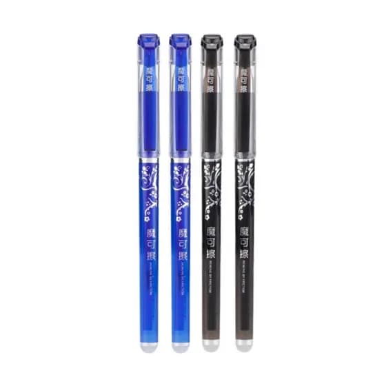 Caneta Apagável De Tinta Azul ou preta Caneta De Gel Apagável com Calor Patchwork Unidade ou Kits
