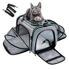 Bolsa De Transporte Pet Cabine Avião Para Cães E Gatos Luxo