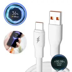 Cabo Usb Tipo C Rápido Carregador de Celular 6A 9A 30W 33W Cabo Usb C Rápido Android ios Carregamento Rápido Xiaomi