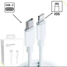 Cabo USB Iphone 17 Tipo c Ios Lightning 20w Turbo 30w Cabos PD IP Carregador Tomada 1M Carregamento Rápido